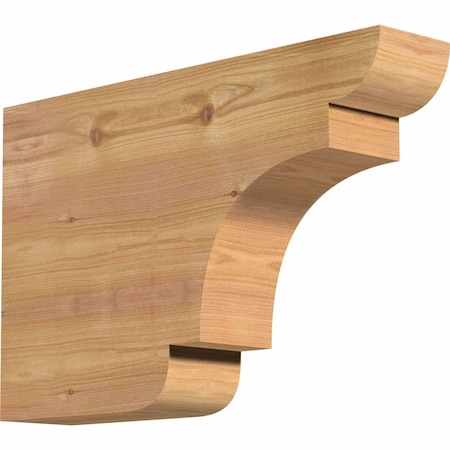 Ekena Millwork New Brighton Smooth Rafter Tail, Western Red Cedar, 3 1/2"W x 12"H x 18"L RFT04X12X18NEB00SWR